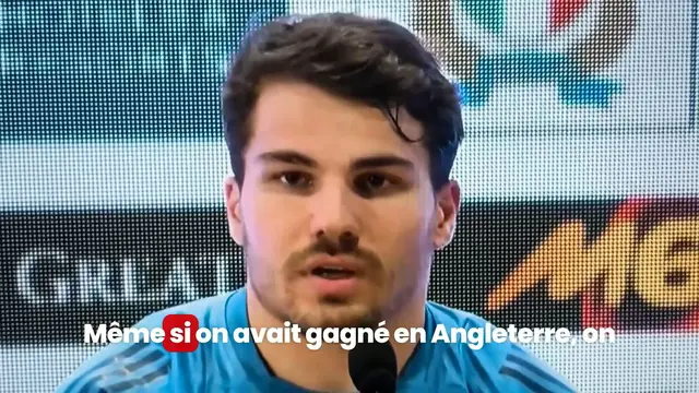 Video thumbnail for Antoine Dupont (XV de France) : "j'espère que cette défaite nous aidera à nous remotiver "