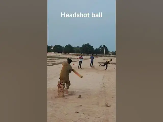 'Video thumbnail for headshot ball very nice bone #cricket'