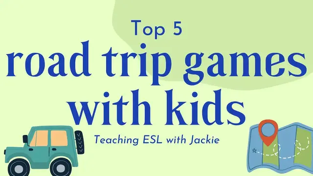 Video thumbnail for Top 5 road trip games for ESL kids | Fun Things to Do in the Car with Kids