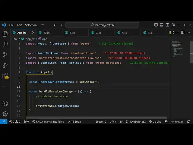 Video thumbnail for Build a React.js Markdown Viewer App to Render Markdown Files Using react-markdown in Browser