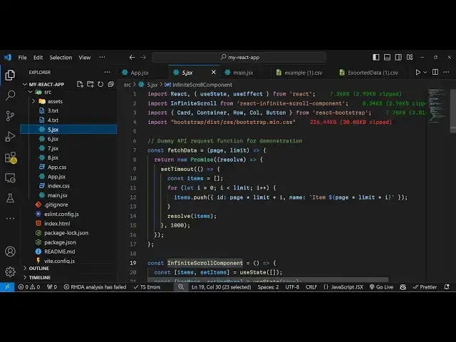 Video thumbnail for Build a React.js Infinite Scroll Component to Lazy Load Dynamic Data on User Scroll in Browser