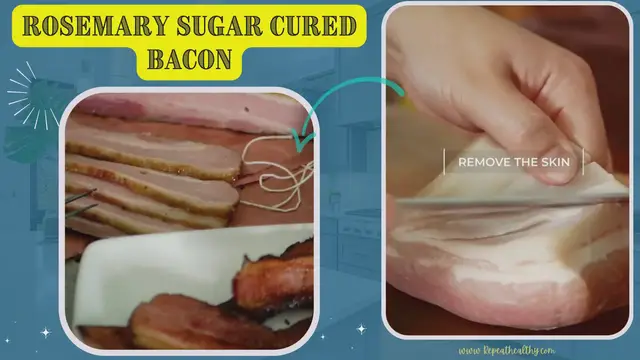 Video thumbnail for ROSEMARY SUGAR CURED BACON