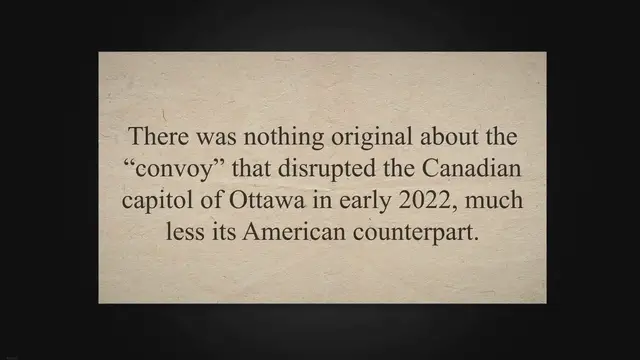 Video thumbnail for The ‘Freedom Convoy’ Ran on Regurgitated Disinformation Narratives