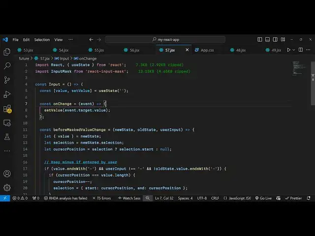 Video thumbnail for React.js Tutorial to Mask your Input Fields With Validation in JSX Using react-input-mask Library