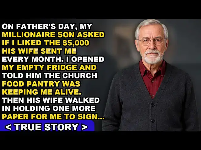 Video thumbnail for On Father’s Day, My Millionaire Son Asked, “Dad, Do You Like the $5,000 Clara Gives You?”