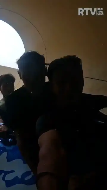 Video thumbnail for Crazy 😜 WATER SLIDE at Escape Water Park #shorts #waterpark