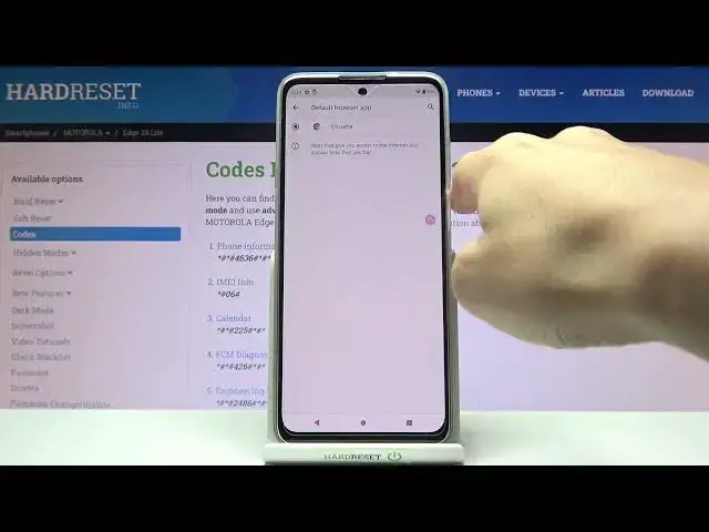 Video thumbnail for How to Set Up Default Browser in MOTOROLA Edge 20 Lite – Pick Browsing App