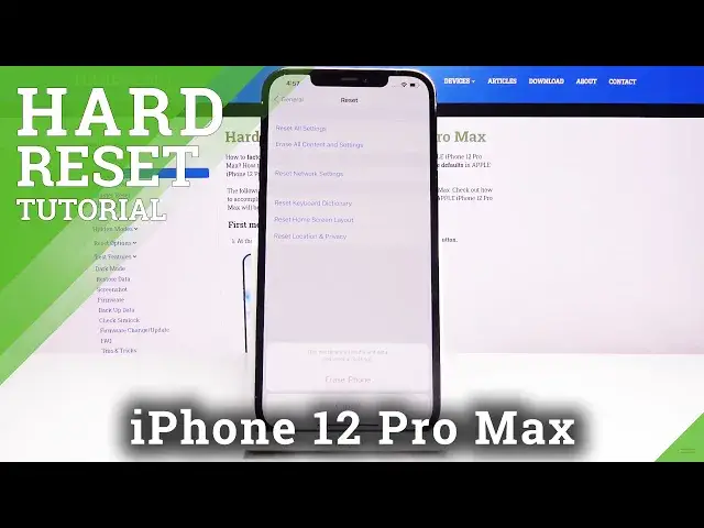 'Video thumbnail for How to Factory Reset iPhone 12 Pro Max – Delete All Content & Settings'