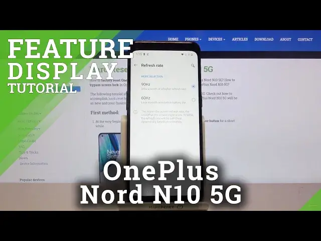 'Video thumbnail for How to Change Display Refresh Rate on OnePlus Nord N10 5G – Change Display Settings'