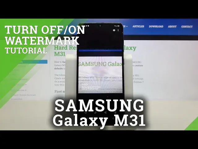 'Video thumbnail for How to Customize Camera Watermark in SAMSUNG Galaxy M31 – Change Watermark'