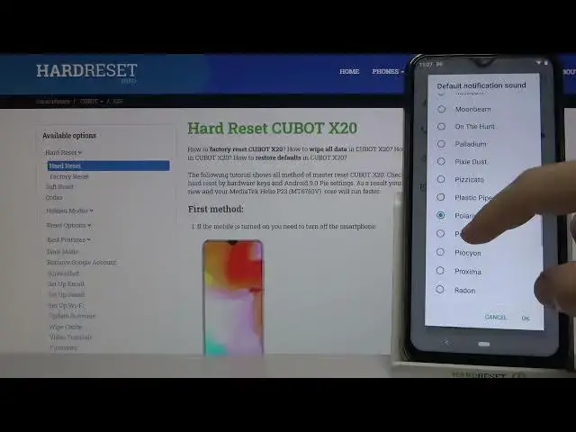 Video thumbnail for Notification Tones in Cubot X20 – Default Sounds of Notification