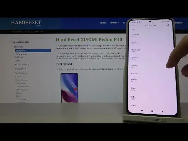 Video thumbnail for Alarm Tones on XIAOMI Redmi K40 – Available Sounds of Alarms