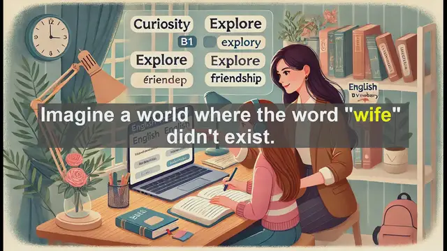 Video thumbnail for 2500 Must Know CEFR B1 Vocabulary - The Word 'Wife': Its Meaning, History, and Cultural Significance