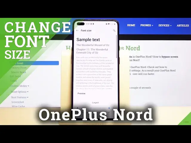 'Video thumbnail for How to Change Font Size in OnePlus Nord – Adjust Text Size'