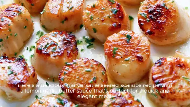 Video thumbnail for Scallops recipe