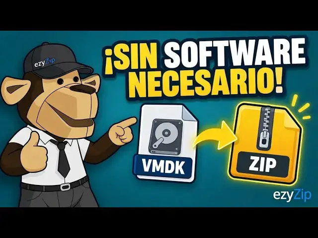 Video thumbnail for 📀 Cómo convertir VMDK a ZIP en línea gratis | Sin necesidad de instalar programas