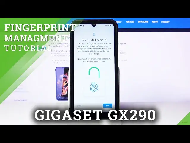 Video thumbnail for How to Set Up a Fingerprint in GIGASET GX290 – Fingerprint Unlock Settings