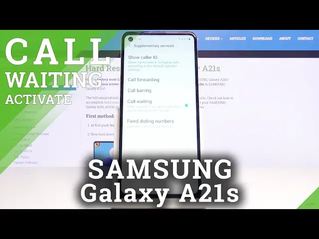 Video thumbnail for How to Activate Call Waiting in Samsung Galaxy A21s - Supplementary Services