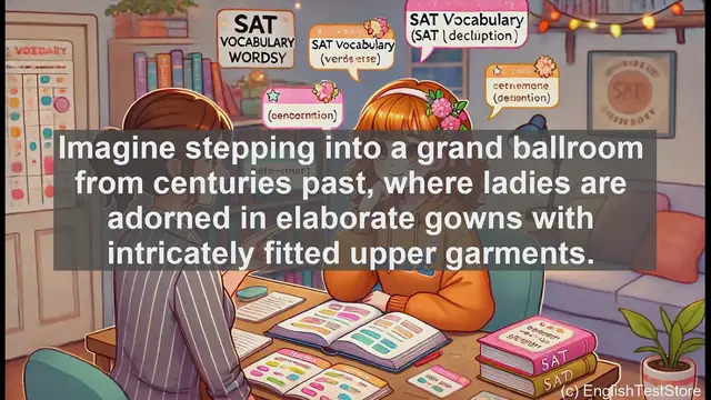 Video thumbnail for 5000 Must Know SAT Vocabulary - SAT Vocabulary: Understanding 'Bodice' in Fashion and Language