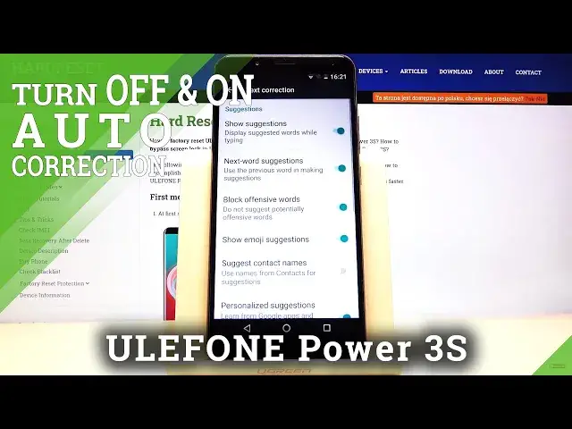 Video thumbnail for How to Find Auto Correction Settings in Ulefone Power 3s – Switch On / Off Auto Correction