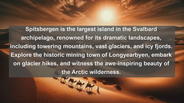 Video thumbnail for Discover the Enchanting Arctic: Top 10 Must-See Destinations in Svalbard and Jan Mayen