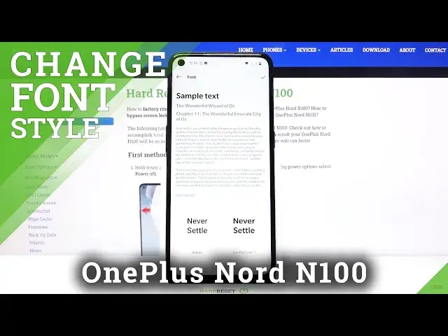 Video thumbnail for How to Locate Font Style Options in OnePlus Nord N100 – Change Text Style