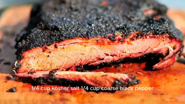 Video thumbnail for Smoked brisket recipe
