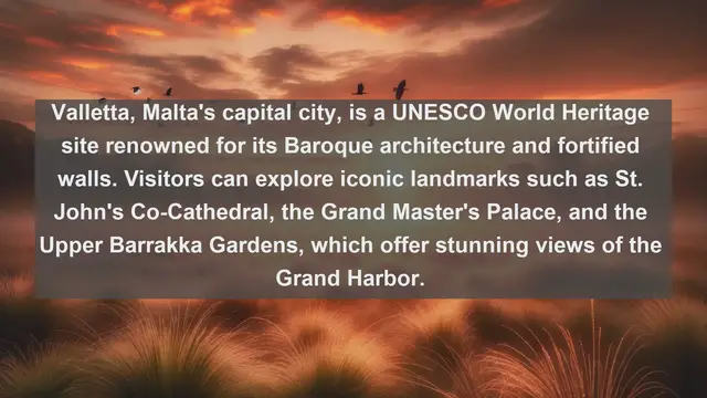 Video thumbnail for Unveiling Malta's Architectural Marvels: Top 10 Must-See Landmarks