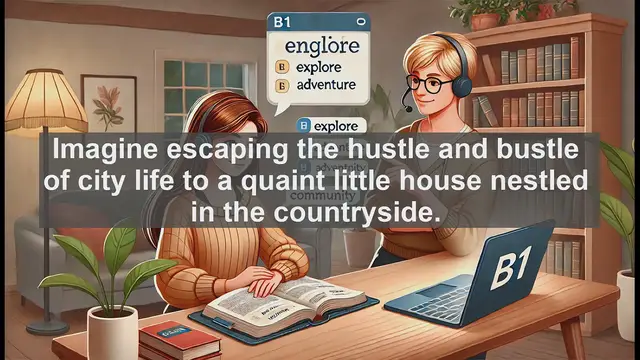 Video thumbnail for 2500 Must Know CEFR B1 Vocabulary - What is a Cottage? Exploring the Cozy Countryside Dwelling