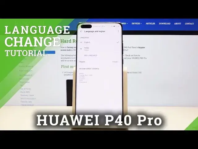 'Video thumbnail for How to Change Language on Huawei P40 Pro - Language List'
