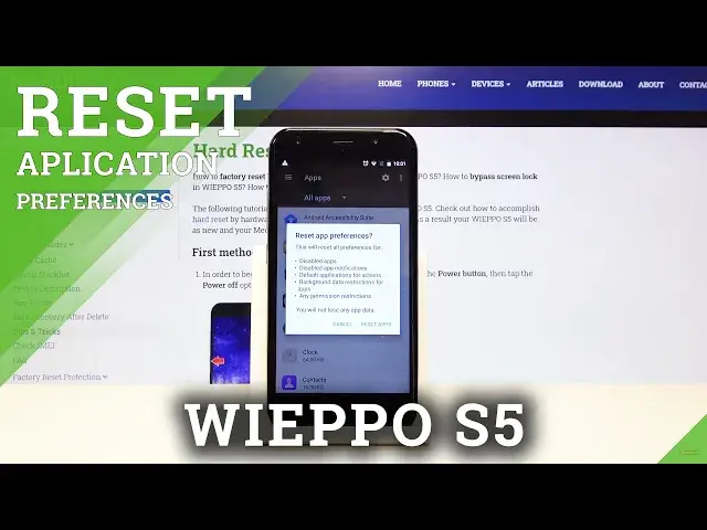 'Video thumbnail for How to Reset App Preferences on WIEPPO S5 – Restore App Settings'
