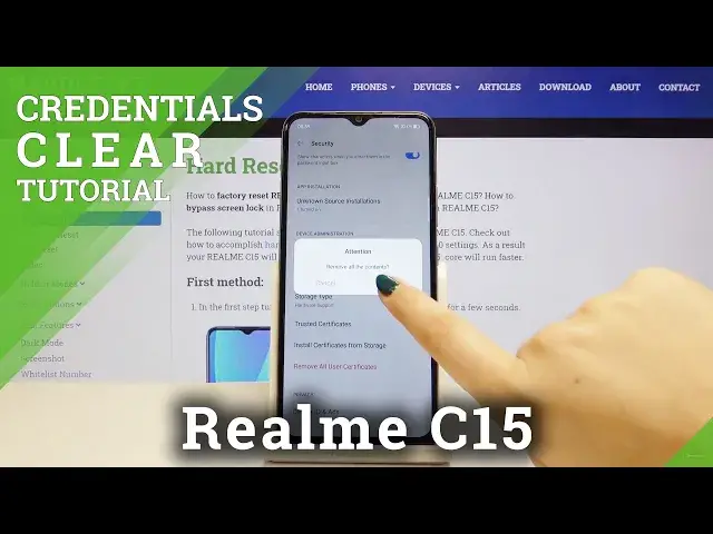 'Video thumbnail for How to Clear Credentials in REALME C15 – Remove Certificates'