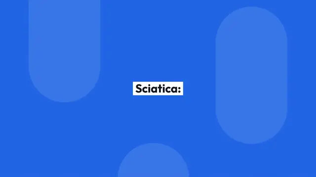 'Video thumbnail for Sciatica_Relief_Through_Nutrition'