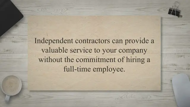 Video thumbnail for 5 Crucial Factors to Consider Before Hiring an Independent Contractor
