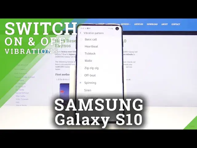 'Video thumbnail for How to Change Vibration Pattern on SAMSUNG Galaxy S10 – Vibration Settings'