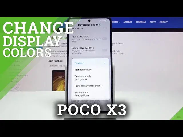'Video thumbnail for Simulate Colour Space in POCO X3 – Change System Colours'