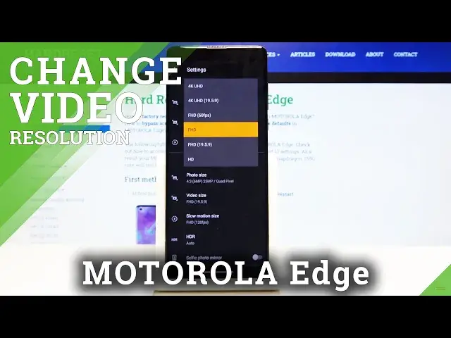 Video thumbnail for How to Change Video Resolution in Motorola Edge - Video Quality