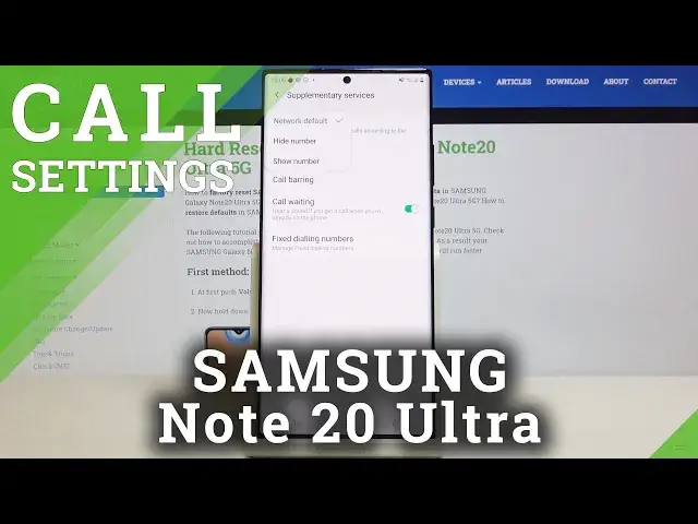 'Video thumbnail for How to Show & Hide Caller ID in SAMSUNG Galaxy Note 20 Ultra – Call Settings'