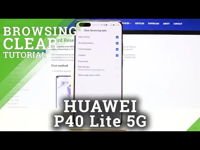 'Video thumbnail for How to Clear Browsing Data in Huawei P40 Lite 5G – Delate Search History'