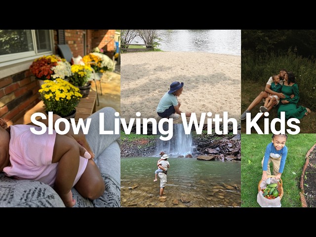 Video thumbnail for How to Live a Slow and Intentional Life as a Mom | Slow Living With Kids