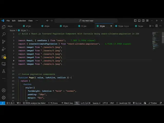 Video thumbnail for Build a React.js Frontend Pagination Component With Controls Using react-ultimate-pagination in JSX