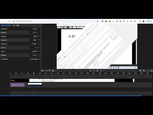 Video thumbnail for Build a FFMPEG Canva Clone Timeline Video & Image Editor in Browser Using HTML5 & Javascript