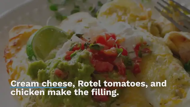 Video thumbnail for Cream Cheese Enchiladas: A Creamy Twist on a Classic