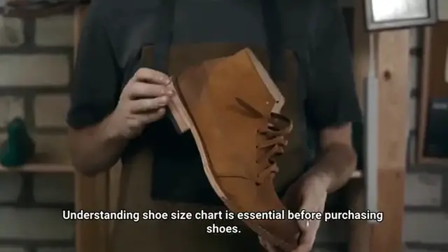 Video thumbnail for shoe size chart