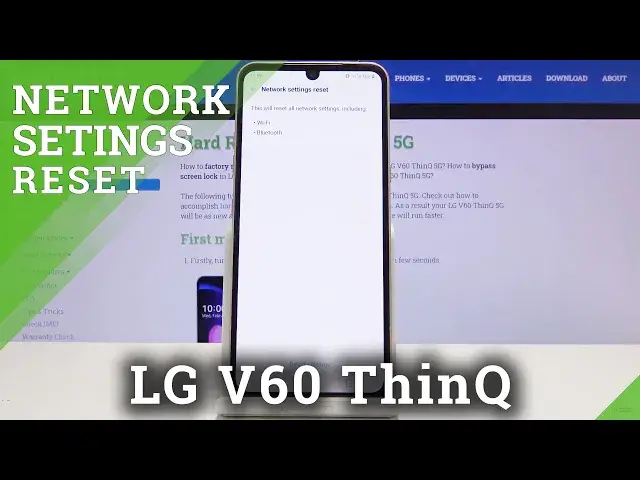 'Video thumbnail for How to Reset Network Settings on LG V60 ThinQ'