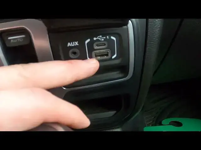 Video thumbnail for How to Find AUX Jack in Jeep Wrangler IV ( 2018 – now )  - Connect Smartphone via AUX