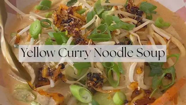Video thumbnail for Yellow Curry Noodle Soup