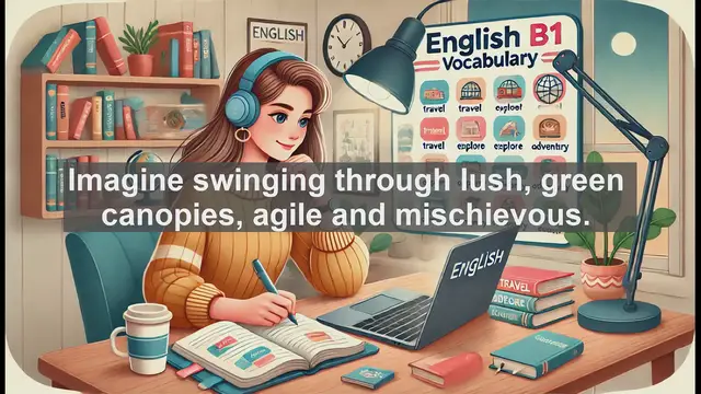 Video thumbnail for 2500 Must Know CEFR B1 Vocabulary - Mastering 'Monkey': A Comprehensive Guide for B1 English