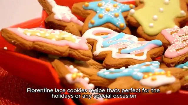 'Video thumbnail for Florentine Lace Cookies Recipe'