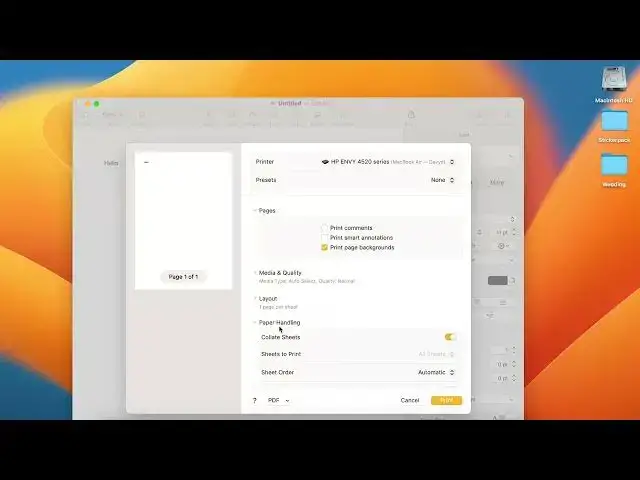Video thumbnail for Print on HP Envy 4520 series / How to print documents using HP Envy 4520 series